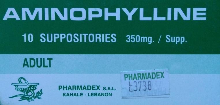 Aminophylline Adultes Pharmadex
